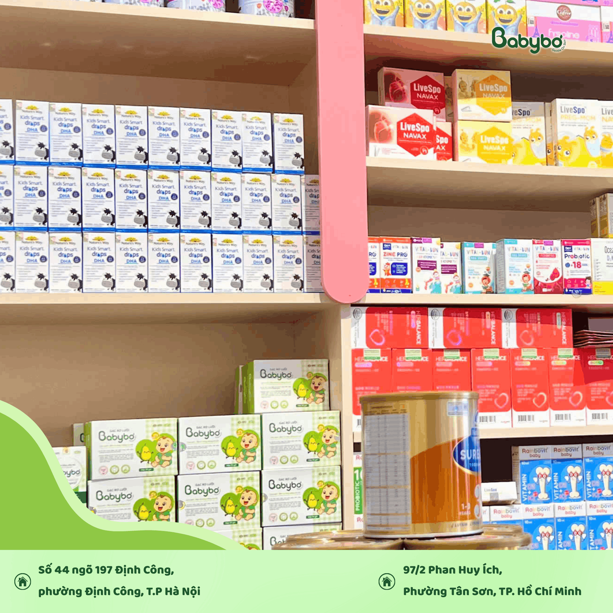 Một số sản phẩm tại cửa hàng An Baby shop.