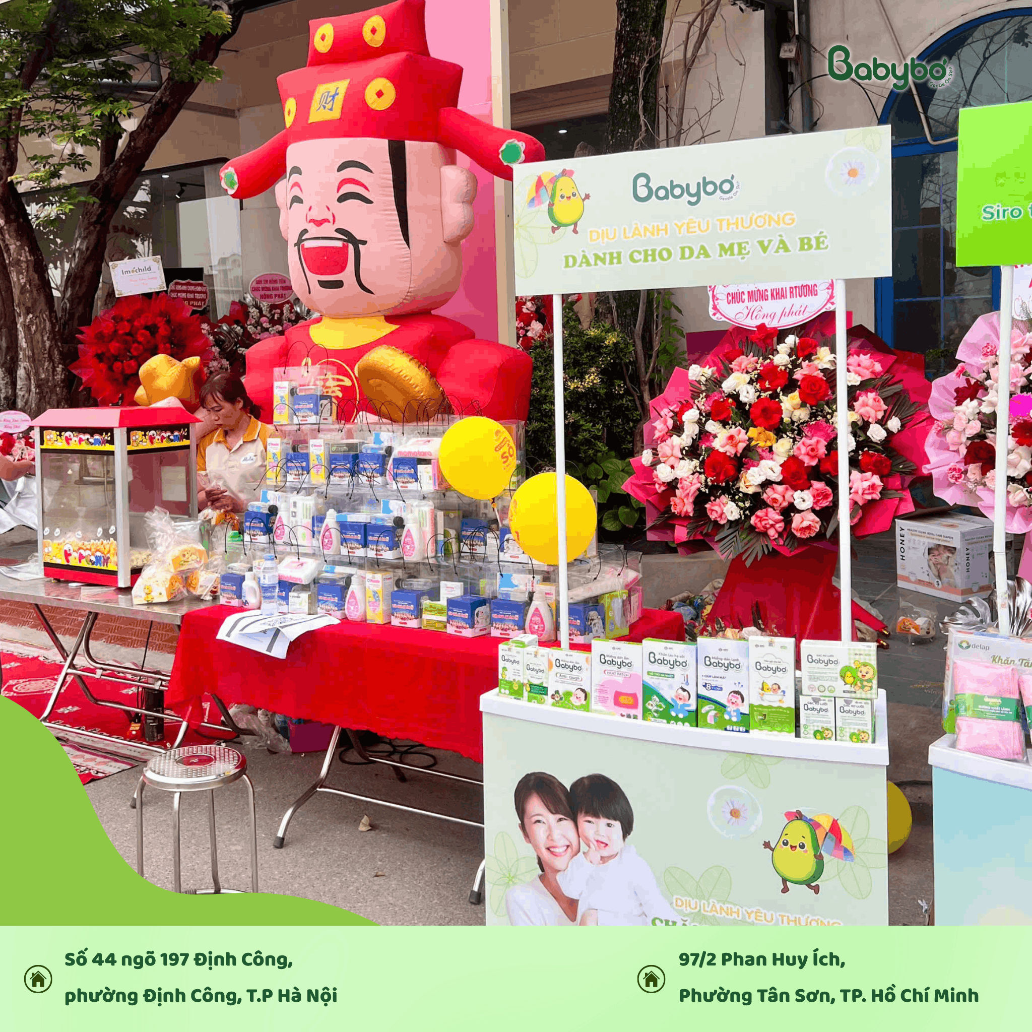 Babybơ tham gia khai trương cửa hàng mẹ và bé An Baby shop