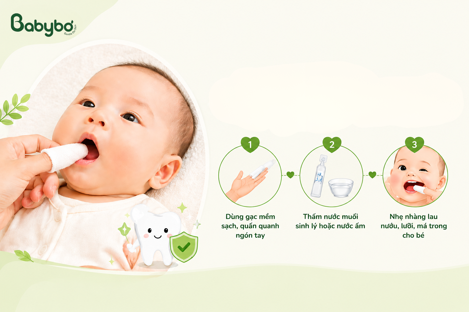 BABYBƠ đồng hành cùng mẹ chăm sóc bé yêu dịu nhẹ, an toàn từ những năm tháng đầu đời.