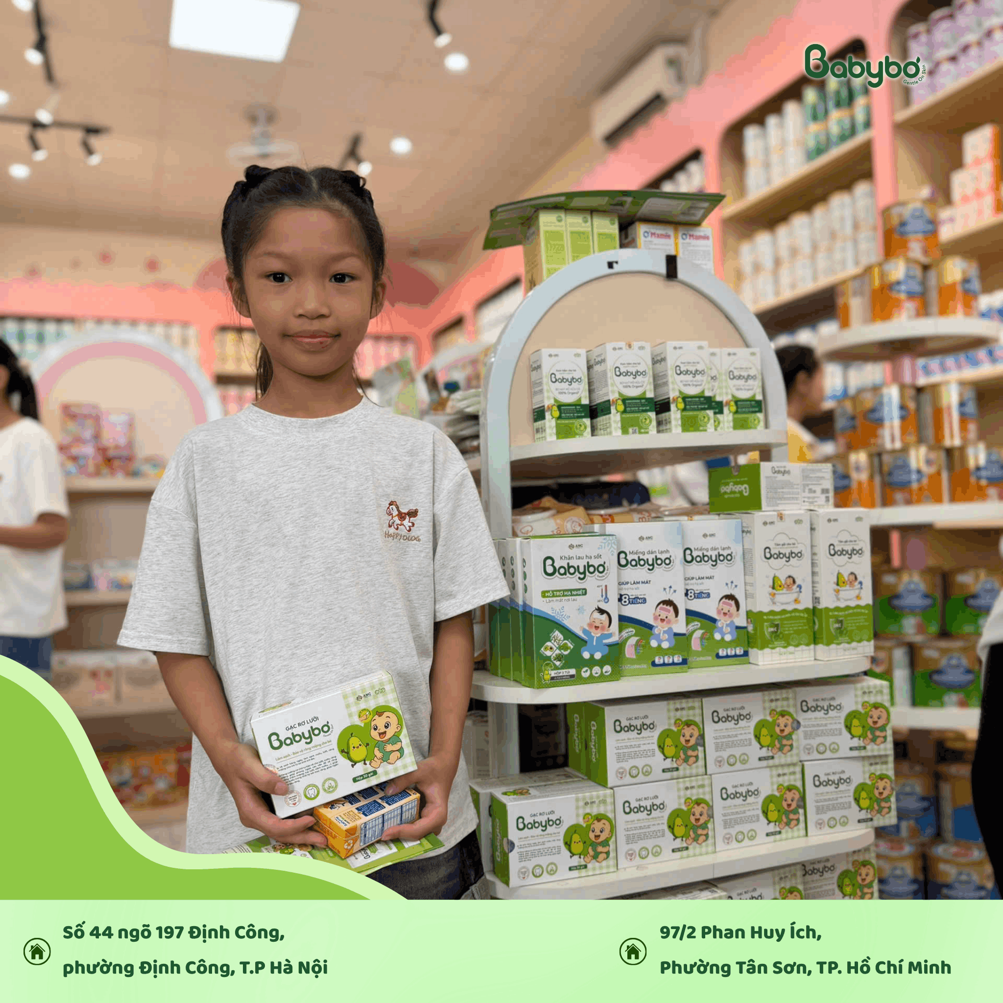 Babybơ tham gia khai trương cửa hàng mẹ bé An Baby shop