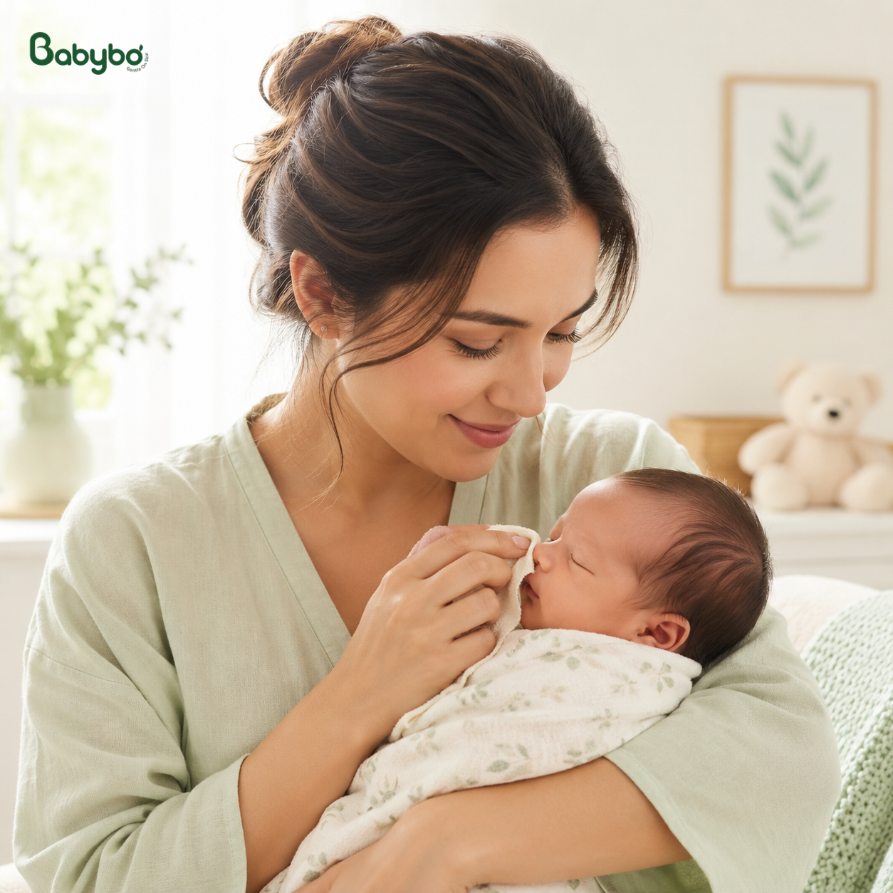 Bé ho sổ mũi là tình trạng nhiều gia đình gặp phải trong giai đoạn đầu đời của trẻ.